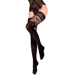 Ballerina's Secret Art.555 Hold Ups Black L/XL
