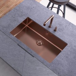 Chiuveta bucatarie inox TASCA CANOVA CA70 si accesorii montaj
