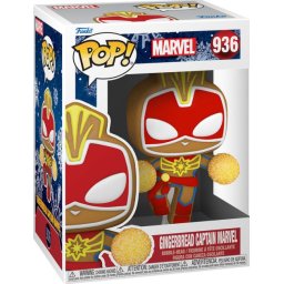 Figurina Funko POP! Marvel Avengers Holyday F936 - Gingerbread Captain Marvel #936