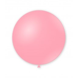 Balon latex jumbo roz deschis 83 cm