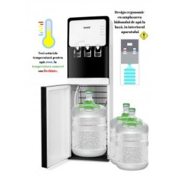 Oferta Super Smart Dozator cu bidon la baza + Apa Alcalina AquaVia 19L Summer 2023