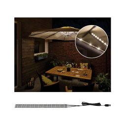 Paulmann 94208 - LED 1,8W iluminare parasol 5V/USB, cablu 1,6m