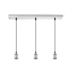 Cablu de alimentare VINTAGE 3xE27/40W/230V crom mat