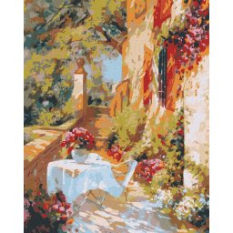 Set pictura pe numere, cu sasiu, Vis estival - Ira Volkova, 40x50 cm