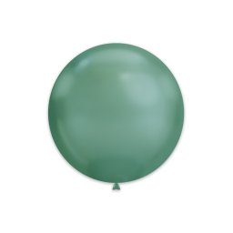 Set 2 baloane latex jumbo chrome verde 46 cm