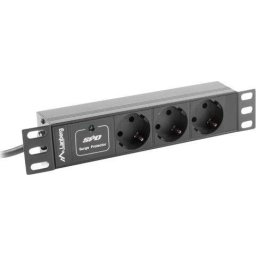 Prelungitor PDU 10'' 1U 3x Schuko 2m