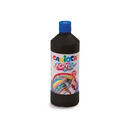 Acuarele acrilice tempera Carioca, 500 ml, negru