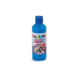 Acuarele acrilice tempera Carioca 250 ml, albastru