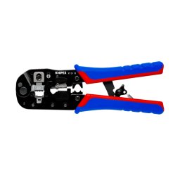 Cleste sertizare KNIPEX pentru mufe retea RJ45 8P8C ecranate si neecranate, 190 mm, fabricat in Germania 97 51 13