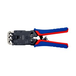 Cleste sertizare KNIPEX pentru mufe retea RJ10, RJ11, RJ12 si RJ45, 200 mm, fabricat in Germania 97 51 12