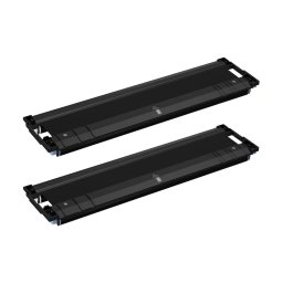 Set 2 riboane originale AIMO P-215BK pentru imprimante termice portabile A4 AIMO P831 si P832, consumabile transfer termic