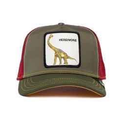 Sapca Goorin Brothers Trucker Thunder Lizard Herbivore Verde
