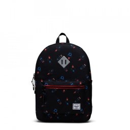 Rucsac pentru copii Herschel Heritage Rocket Sketch Negru