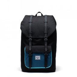 Rucsac Herschel Little America Negru Blue Curacao - Eco