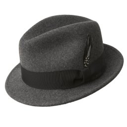 Palarie Bailey of Hollywood Tino Fedora Negru Mix