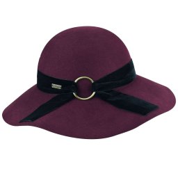 Palarie Betmar Wharton Wide Brim Rosu Bordo