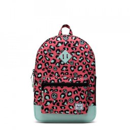 Rucsac pentru copii Herschel Heritage XL Peace Leopard