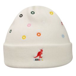 Caciula Kangol Colour Eyelet Alb