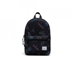 Rucsac gradinita Herschel Heritage Asphalt Chalk Negru
