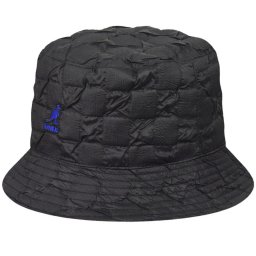 Palarie Kangol Pucker Check Bucket Negru