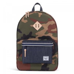 Rucsac Herschel Heritage Woodland Camo/ Denim