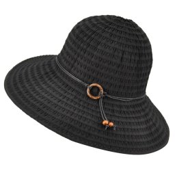 Palarie Betmar Coconut Ring Safari Negru