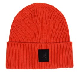 Caciula Kangol patch beanie portocaliu