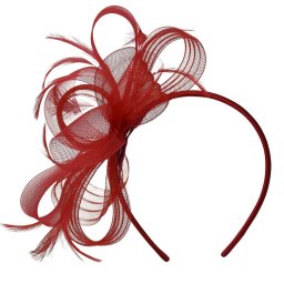 Voaleta Betmar Emmabella Fascinator Rosu