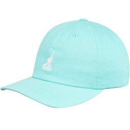 Sapca Kangol Washed Cotton Adjustable Baseball Albastru Aqua