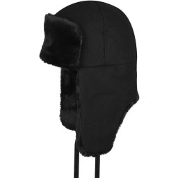 Caciula Kangol Wool Ushanka Negru