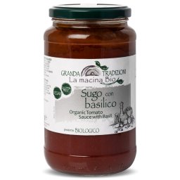 Sos BIO din rosii cu busuioc(format mare) La Macina Bio