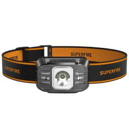 Lanternă frontală Supfire HL75-S LED 5W, 350lm, USB-C, Li-ion