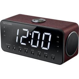 Radio cu ceas Muse M-192 DW, LED, Dual Alarm, Negru