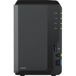 Network Attached Storage Synology DS223, Realtek RTD1619B 1.7GHz, 2-Bay, 2GB