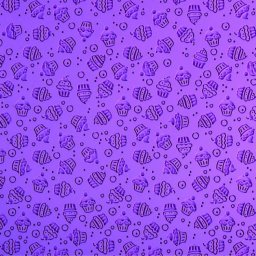 Covoras Silicon 60x40, Decor Cupcakes