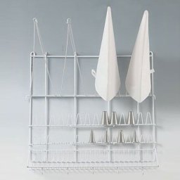 Suport Perete Posuri si Duiuri, Inox, 51 x 56 cm