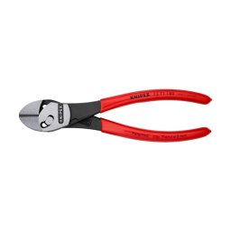 Cleste sfic KNIPEX TwinForce cu articulatie dubla pentru sarma si materiale dure, 180 mm, fabricat in Germania 73 71 180