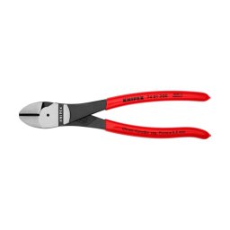 Cleste sfic de forta KNIPEX pentru sarma dura si sarma de pian, 200 mm, fabricat in Germania 74 01 200