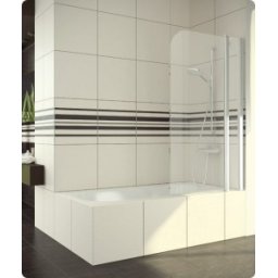 Paravan pentru cada 110x150cm din 2 piese SanSwiss gama Swing-Line