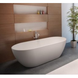 Cada freestanding din solid surface de 150x75 cm Riho model Bilbao