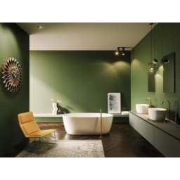 Cada Riho freedtanding model Oval 160x72 cm, material solid surface