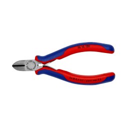 Cleste sfic KNIPEX pentru electromecanica, maner multicomponent, 125 mm, fabricat in Germania 76 12 125