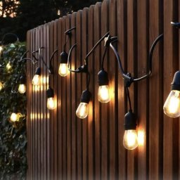 Pachet ghirlanda cu pendule 20m, E27, IP65 cu 20 becuri LED 2W Filament Amber