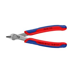 Cleste sfic de precizie KNIPEX Electronic Super Knips pentru electronica si mecanica fina, 125 mm, fabricat in Germania 78 03 125
