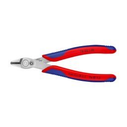 Cleste Sfic, Electronic Super Knips XL pentru instalatii electronice, taiere ultraperformanta, 140mm, maner multicomponent, O 2,1 mm, KNIPEX 78 03 140