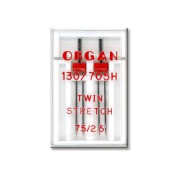 Ace Duble tricot Organ, finete 75, cu 2-5-4,0 mm distanta intre ace, sistem ac 130/705H