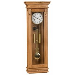 Ceas de perete mecanic Adler 11000 Stejar 100x35 cm