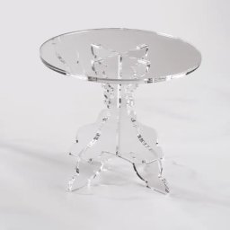 Suport Bufet Cristal Baroc, Plexiglas Transparent, O26xH21 cm
