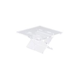 Suport Bufet Plexiglas Transparent 25 x 25 x H 14 cm