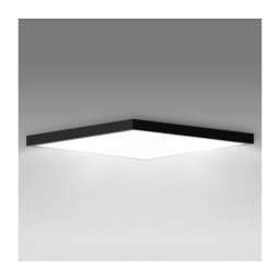 Plafonieră LED pentru baie FRAME LED/50W/230V 60x60 cm IP44 negru BRILAGI